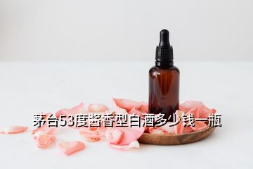 茅臺(tái)53度醬香型白酒多少錢(qián)一瓶