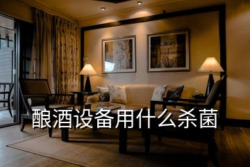 釀酒設(shè)備用什么殺菌