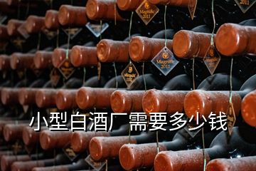 小型白酒廠需要多少錢(qián)
