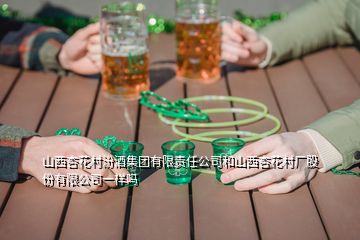 山西杏花村汾酒集團有限責任公司和山西杏花村廠股份有限公司一樣嗎