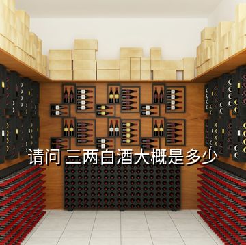請問 三兩白酒大概是多少