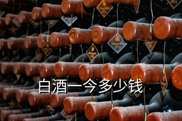 白酒一今多少錢(qián)