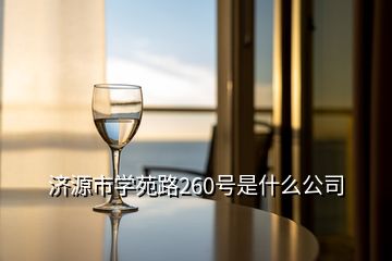 濟源市學苑路260號是什么公司