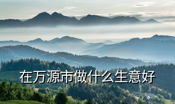 在萬(wàn)源市做什么生意好