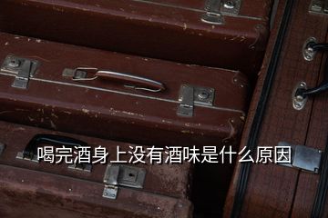 喝完酒身上沒有酒味是什么原因