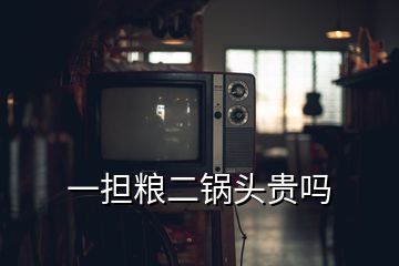 一擔糧二鍋頭貴嗎