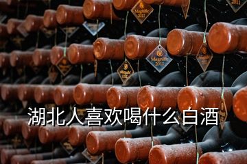 湖北人喜歡喝什么白酒
