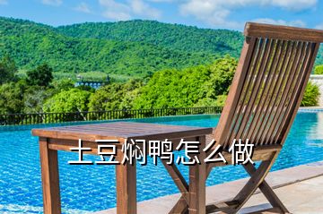 土豆燜鴨怎么做