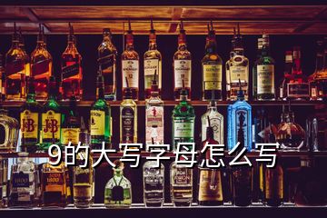 9的大寫字母怎么寫