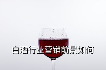 白酒行業(yè)營(yíng)銷(xiāo)前景如何