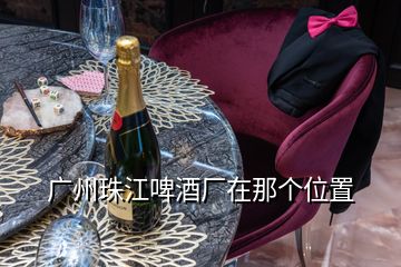 廣州珠江啤酒廠在那個位置