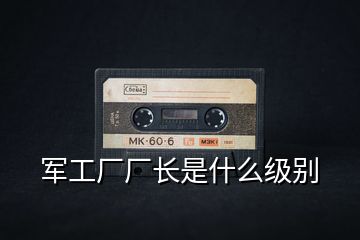 軍工廠(chǎng)廠(chǎng)長(zhǎng)是什么級(jí)別