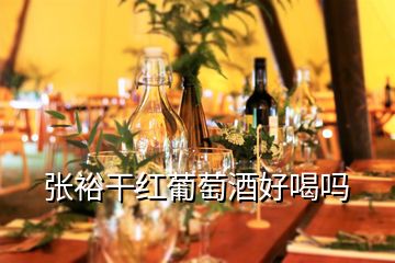 張?jiān)8杉t葡萄酒好喝嗎