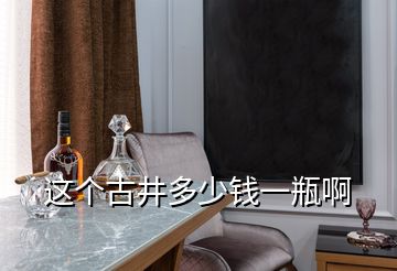 這個(gè)古井多少錢一瓶啊