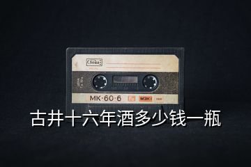 古井十六年酒多少錢一瓶
