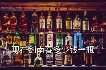 現(xiàn)在劍南春多少錢(qián)一瓶