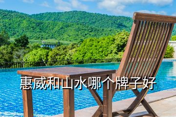 惠威和山水哪個(gè)牌子好
