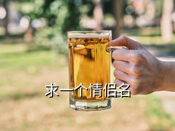 求一個情侶名