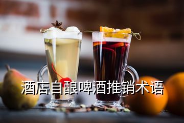 酒店自釀啤酒推銷(xiāo)術(shù)語(yǔ)