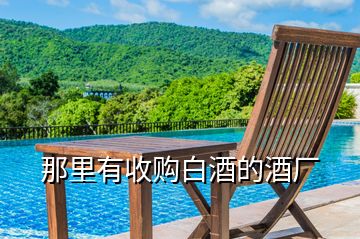 那里有收購(gòu)白酒的酒廠