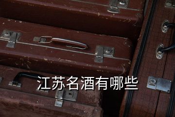 江蘇名酒有哪些