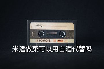 米酒做菜可以用白酒代替嗎