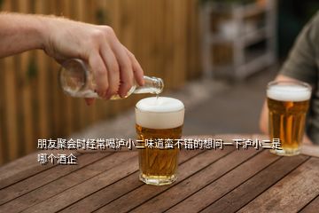 朋友聚會(huì)時(shí)經(jīng)常喝瀘小二味道蠻不錯(cuò)的想問(wèn)一下瀘小二是哪個(gè)酒企