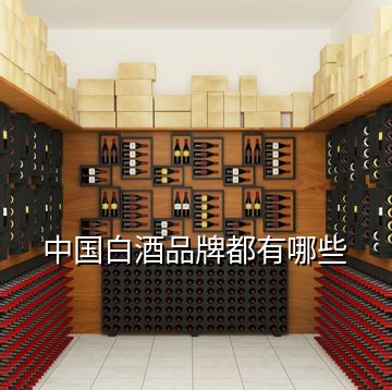 中國(guó)白酒品牌都有哪些
