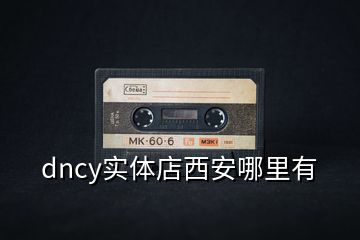 dncy實體店西安哪里有