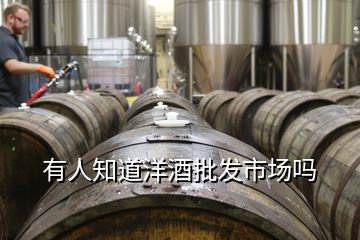有人知道洋酒批發(fā)市場嗎
