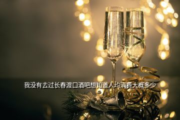 我沒有去過長春渡口酒吧想知道人均消費(fèi)大概多少