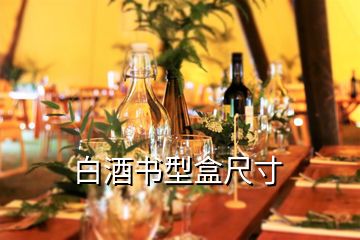 白酒書(shū)型盒尺寸