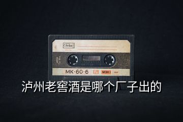 瀘州老窖酒是哪個廠子出的