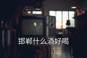 邯鄲什么酒好喝