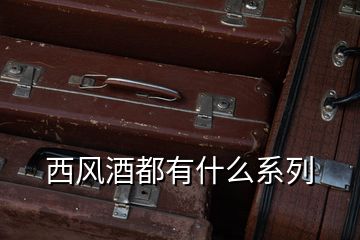 西風(fēng)酒都有什么系列