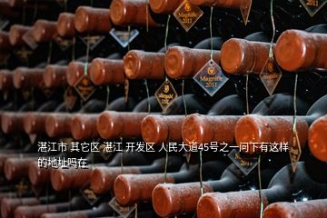 湛江市 其它區(qū) 湛江 開(kāi)發(fā)區(qū) 人民大道45號(hào)之一問(wèn)下有這樣的地址嗎在