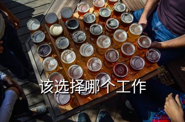 該選擇哪個工作