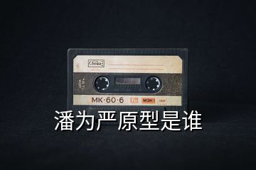 潘為嚴原型是誰