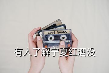 有人了解寧夏紅酒沒