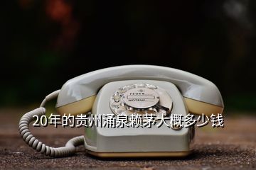 20年的貴州涌泉賴茅大概多少錢