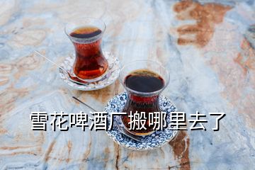 雪花啤酒廠搬哪里去了