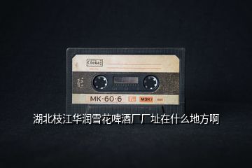 湖北枝江華潤雪花啤酒廠廠址在什么地方啊