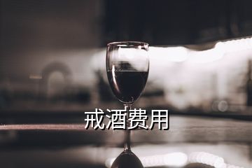 戒酒費用