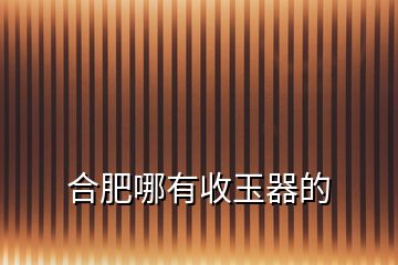 合肥哪有收玉器的