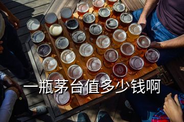 一瓶茅臺值多少錢啊