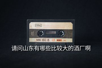 請問山東有哪些比較大的酒廠啊