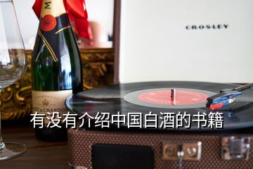 有沒(méi)有介紹中國(guó)白酒的書(shū)籍