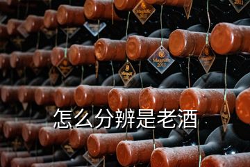 怎么分辨是老酒