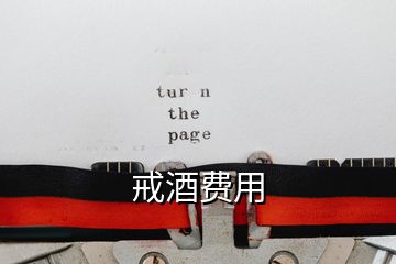 戒酒費用
