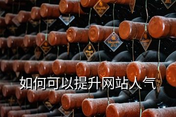 如何可以提升網站人氣